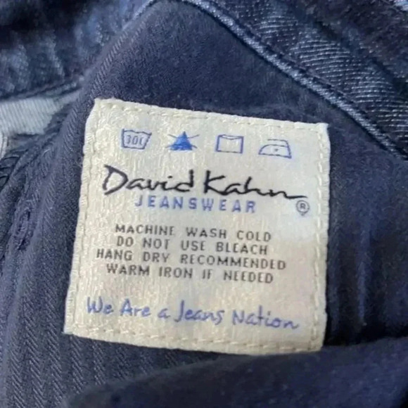 David Kahn size 27 dark blue wash bootcut - Picture 4 of 6